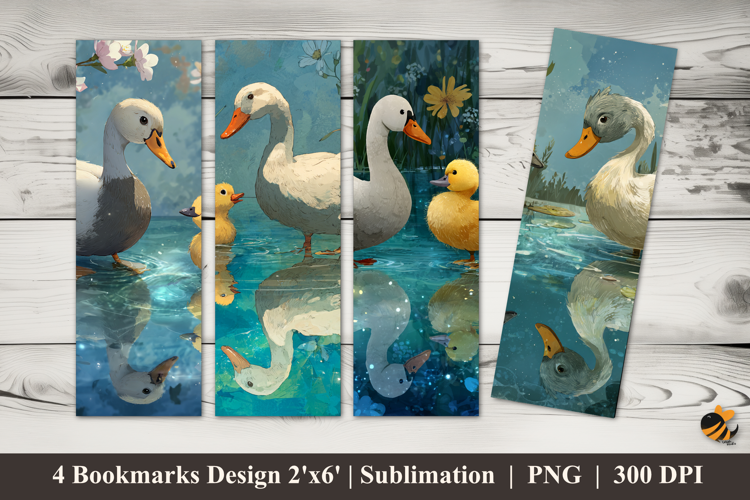 Wild Goose Bookmarks Sublimation Design