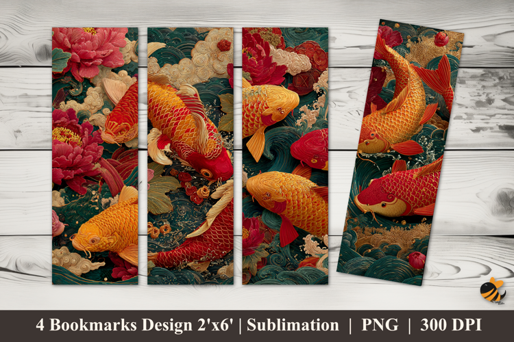 Prima Donna Fish Bookmarks Sublimation Design