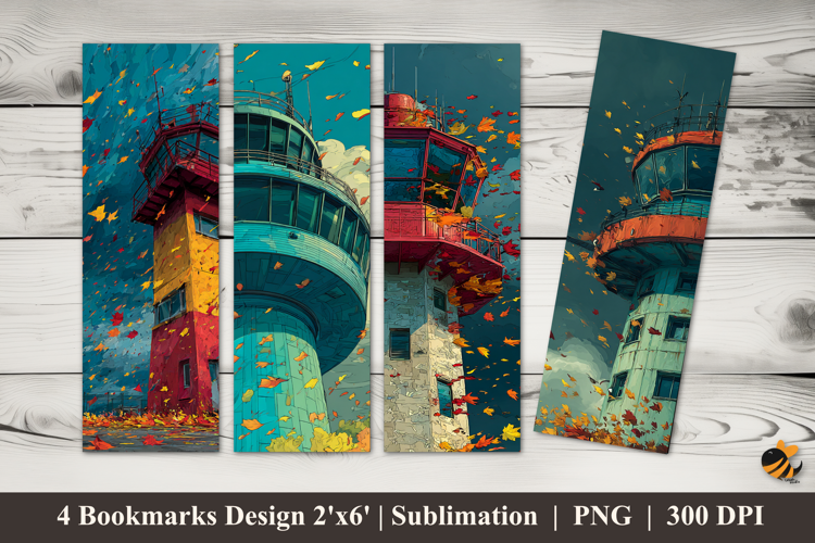 Watchtower Bookmarks Sublimation Design