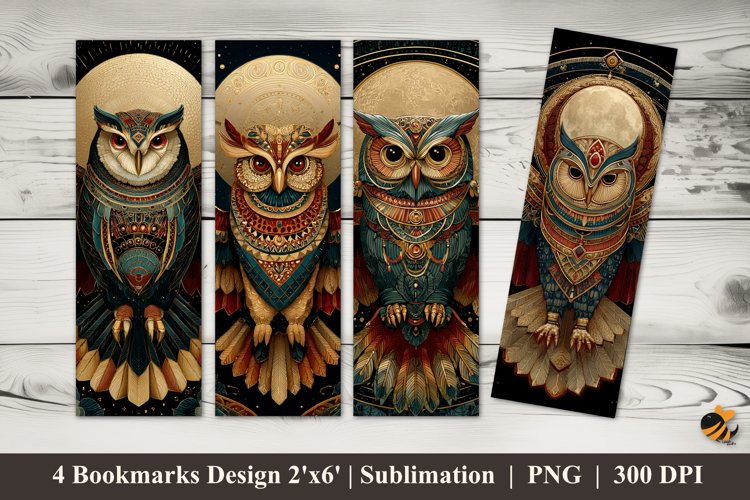 King Wolf Bookmarks Sublimation Design