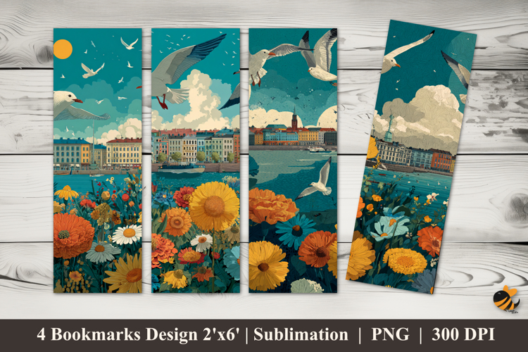 The Joy of Nature Bookmarks Sublimation Design
