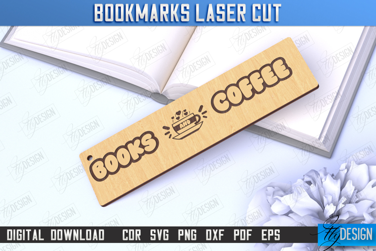 Laser-Engraved Bookmark | Book Marker | Page Holder | CNC