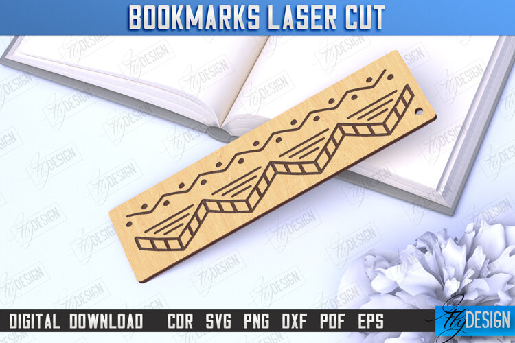 Laser-Engraved Bookmark | Book Marker | Page Holder | CNC example image 1