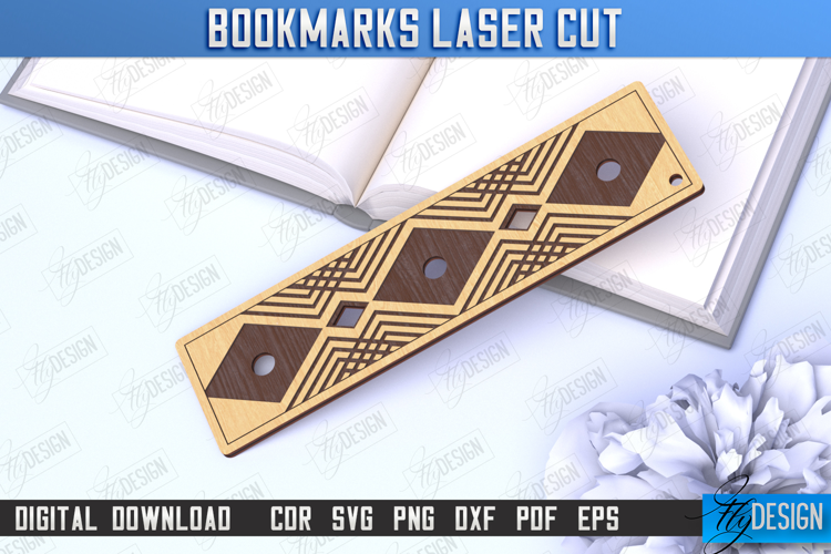 Laser-Engraved Bookmark | Book Marker | Page Holder | CNC