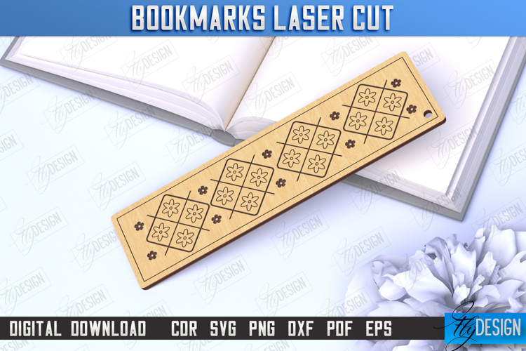 Laser-Engraved Bookmark | Book Marker | Page Holder | CNC