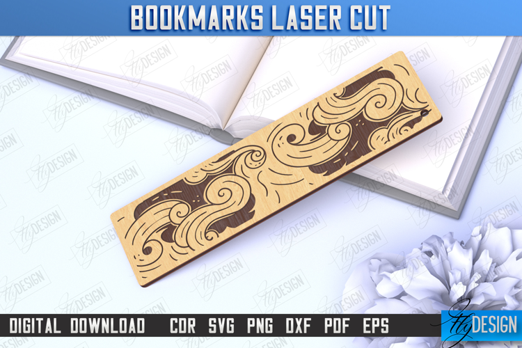 Laser-Engraved Bookmark | Book Marker | Page Holder | CNC