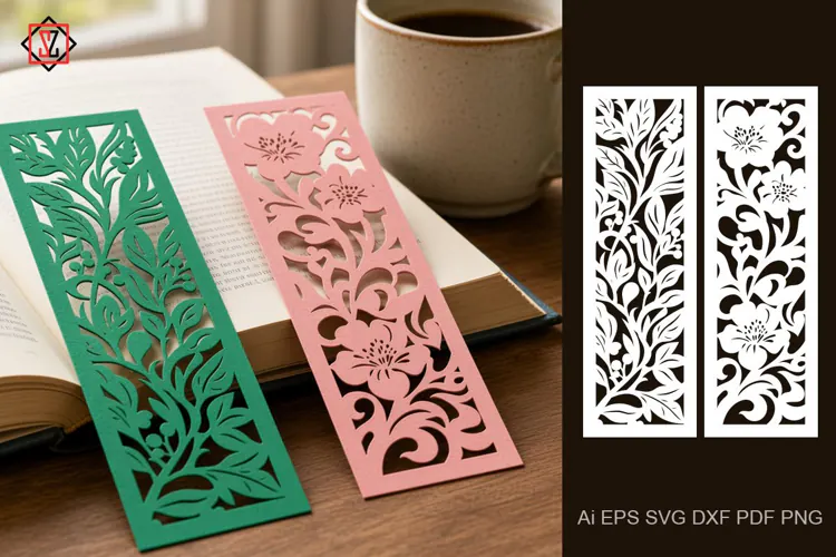 Bookmarks / Paper cutting / Laser cutting / SVG