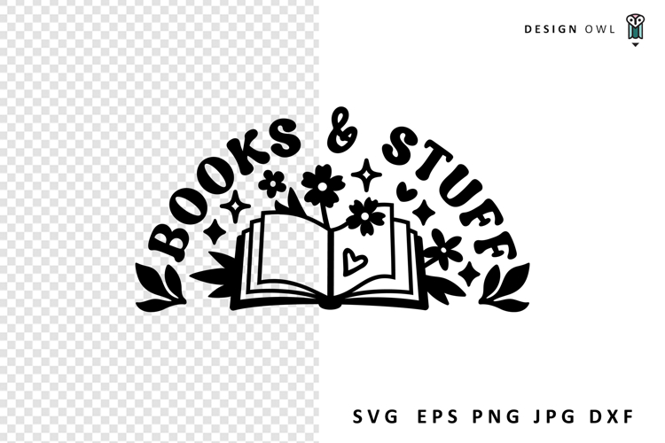Books and Stuff SVG