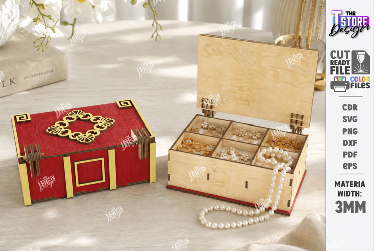 Books Home Decor Laser Cut | Jewelry Box | Storage Box | CNC