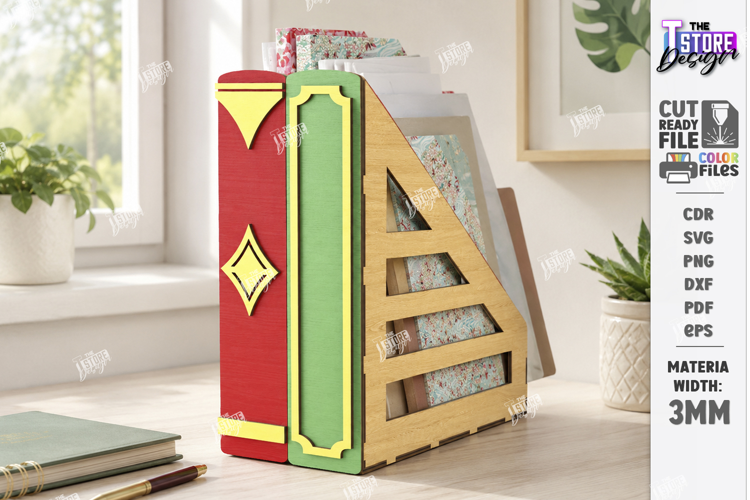Books Home Decor Laser Cut | Wooden Book Box | Home Decor