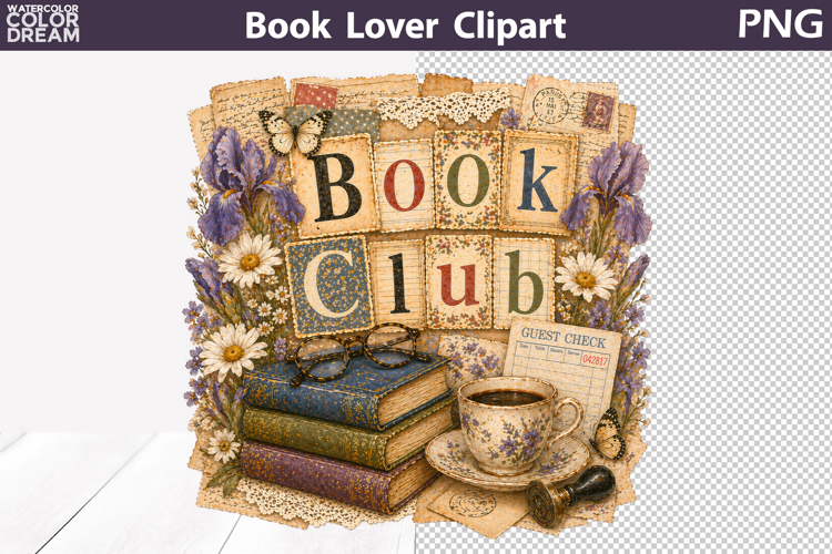 Book club clipart Image 2