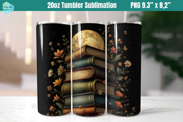 20 OZ Tumbler Sublimation | library sublimation