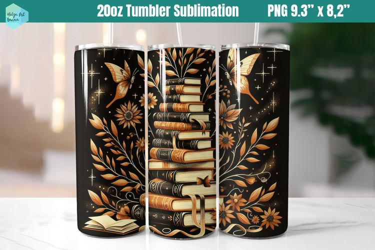 20 OZ Tumbler Sublimation | library sublimation