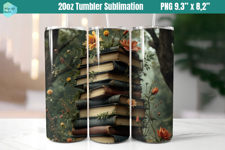 20 OZ Tumbler Sublimation | library sublimation