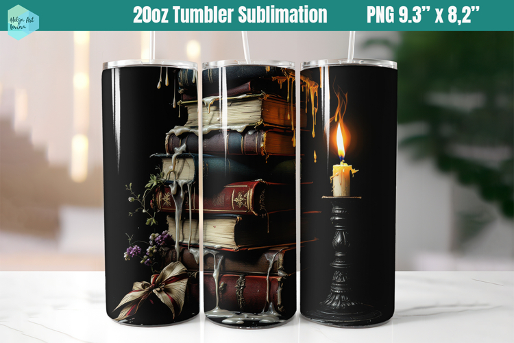 20 OZ Tumbler Sublimation | library sublimation