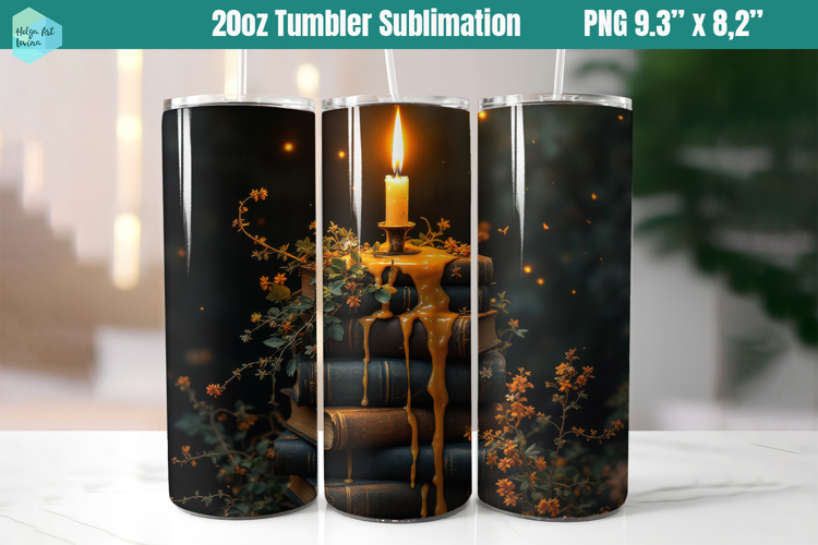 20 OZ Tumbler Sublimation | library sublimation