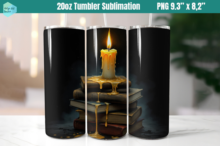 20 OZ Tumbler Sublimation | library sublimation