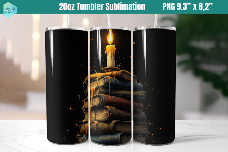 20 OZ Tumbler Sublimation | library sublimation