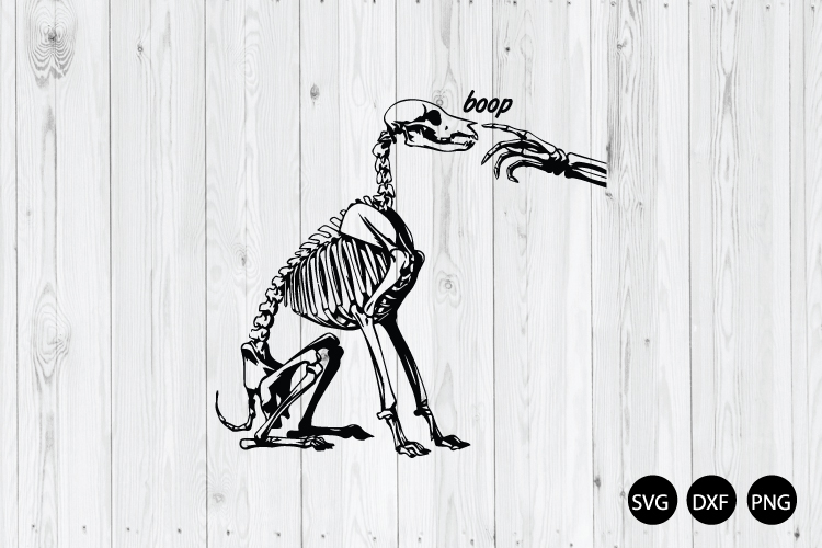 Dog Skeleton Boop SVG, Halloween SVG, Halloween SVG