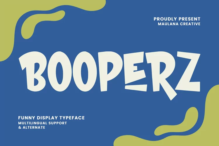 Booperz Funny Display Typeface