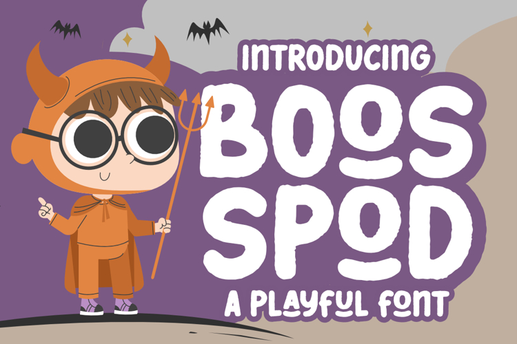 Boos Spod a Playful Doodle Font
