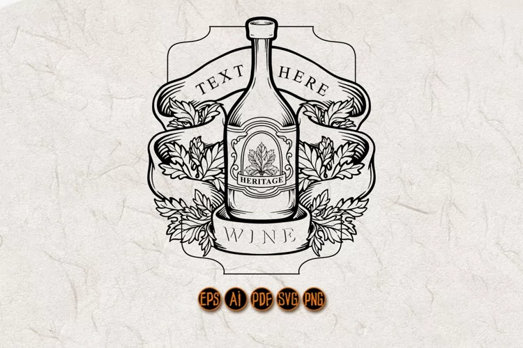 Bootlle Beer Heritage Badge Silhouette