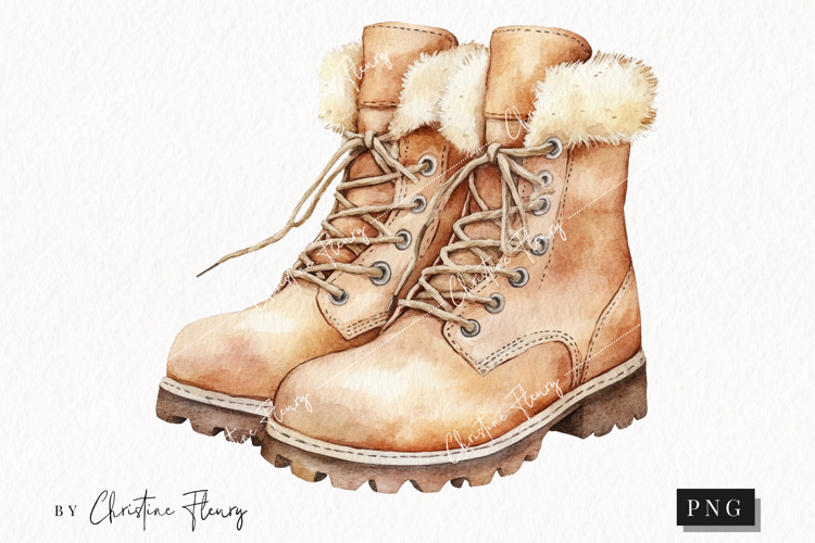 Cozy Fall Boots PNG
