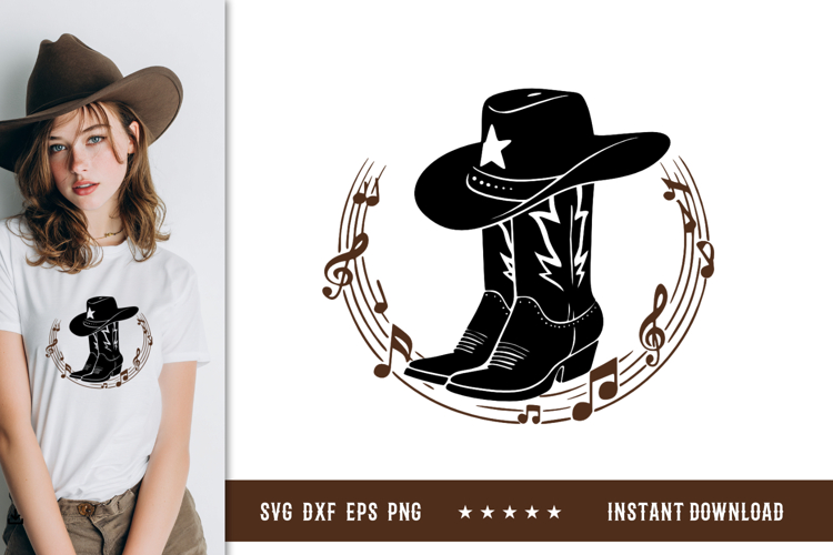 Line Dance SVG | Country Western file