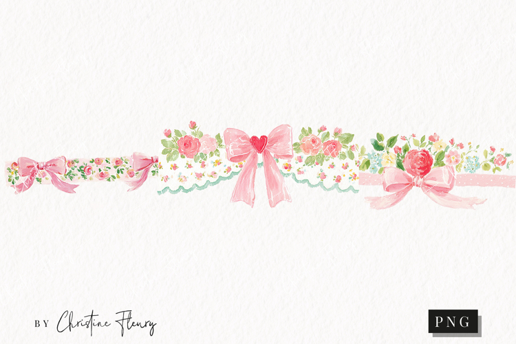 Watercolor Spring Border Clipart | Spring PNG