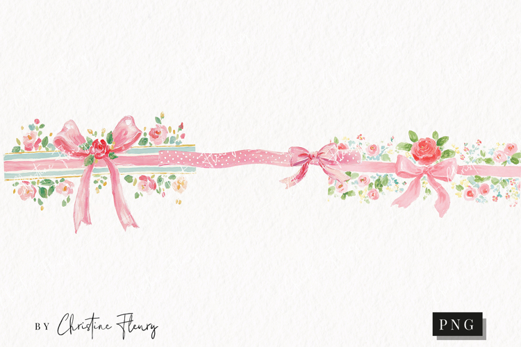Watercolor Spring Border Clipart | Spring PNG
