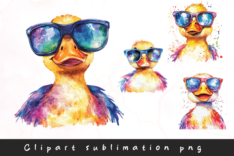 Cute Duck Clipart Image 3