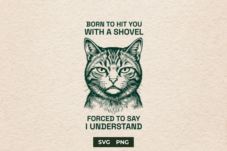 Funny Cat Svg Image 19