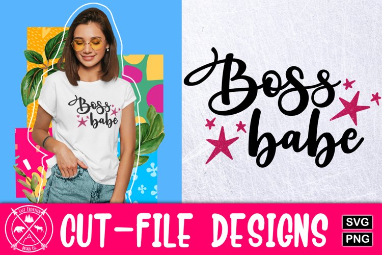 Boss Babe SVG Cut file|Boss Babe SVG example image 1