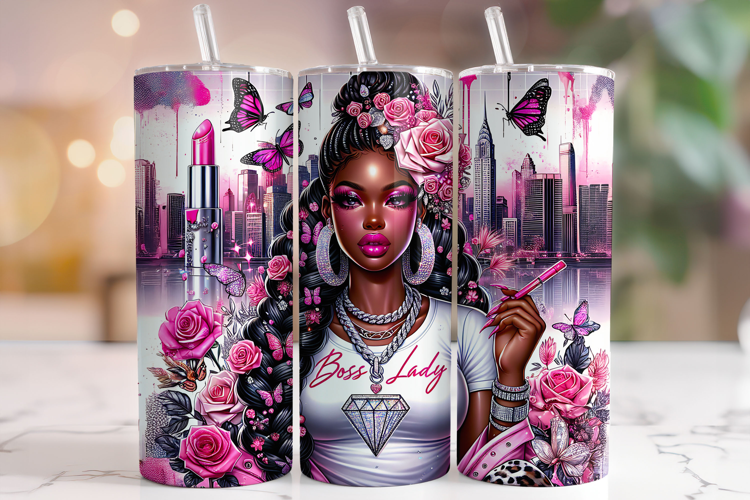 Boss Lady Tumbler Wrap, Girl Boss Tumbler, Boss Babe Tumbler