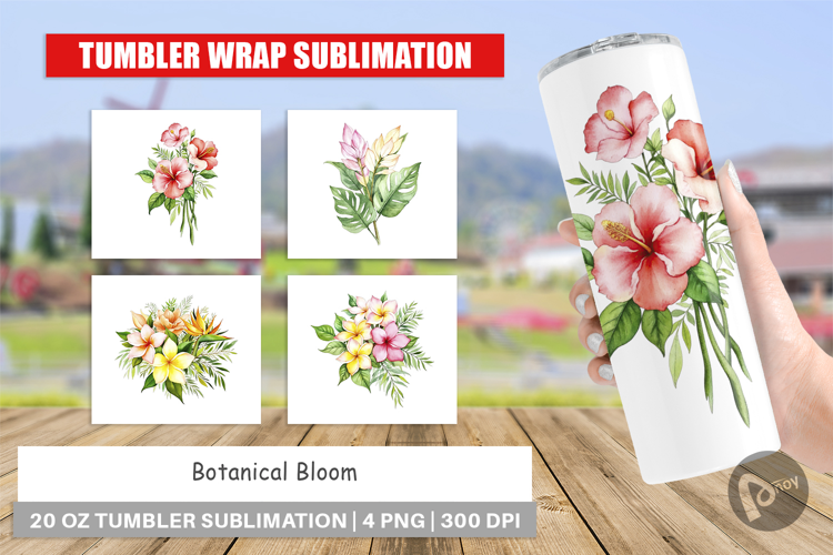 Tumbler Botanical Bloom