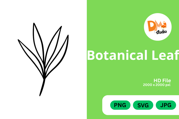 Outline Leaf Clipart
