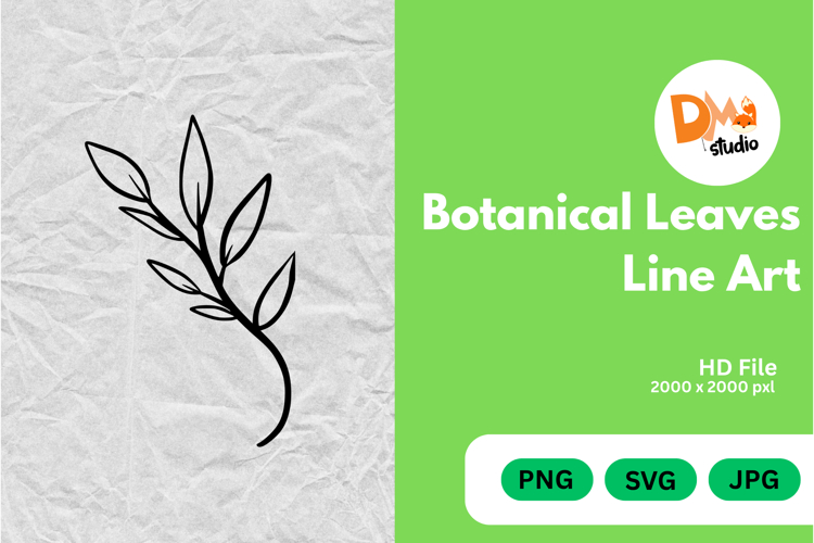 Outline Leaf Clipart