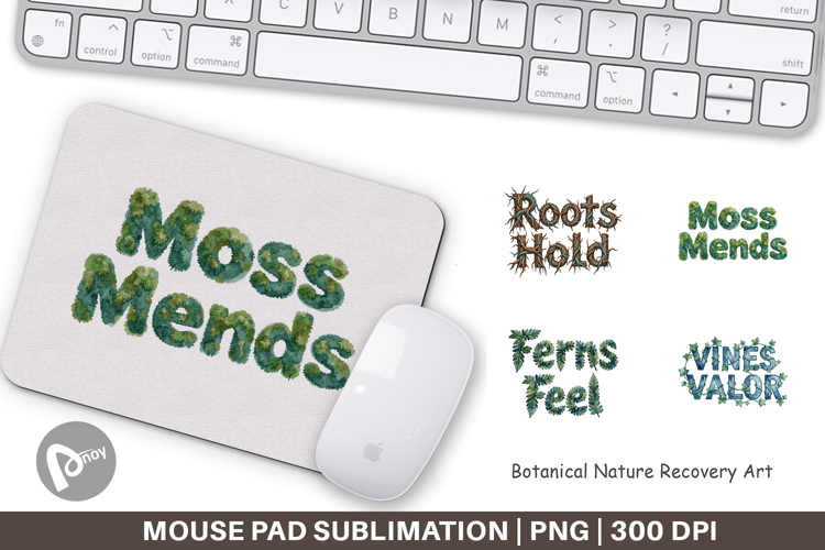 Botanical Nature Recovery Mouse Pad