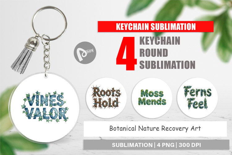 Botanical Nature Recovery Keychain