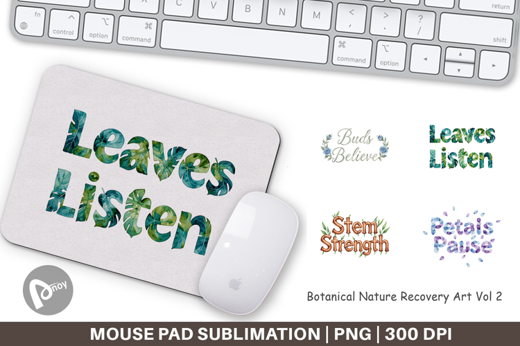 Botanical Nature Recovery Mouse Pad
