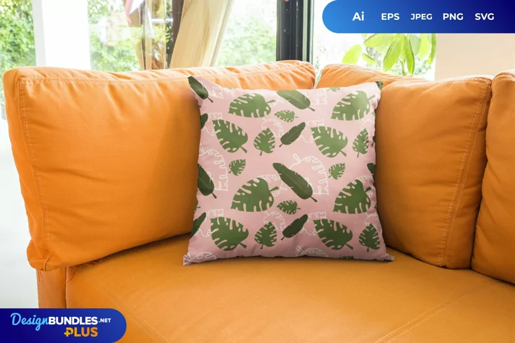 Monstera - Botanical Pattern SVG