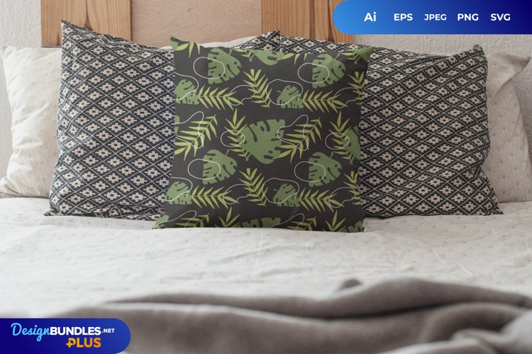 Botanical Pattern SVG example image 1