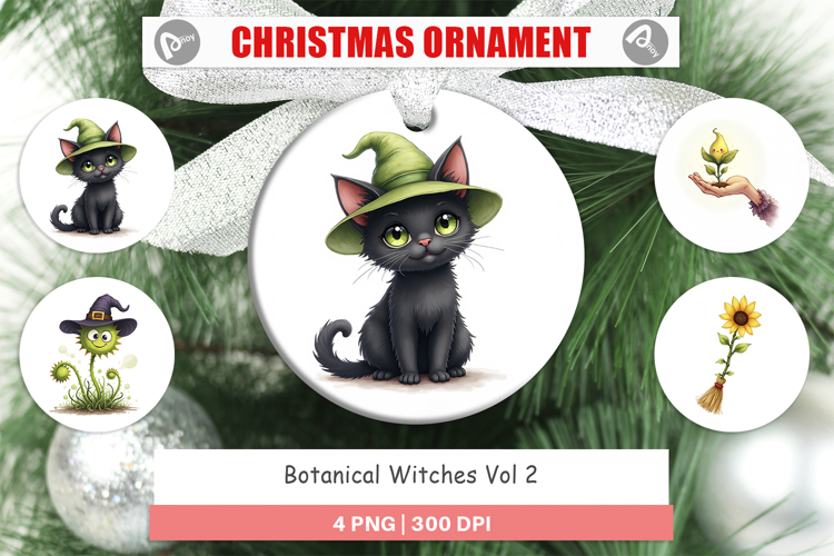 Botanical Witches Ornament