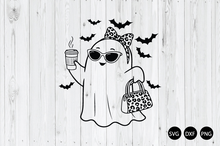 Boujee Ghost SVG, Halloween Ghost SVG, Boo Halloween SVG