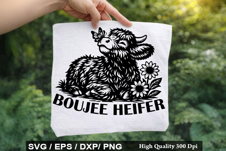 Bouie heifer - Heifer SVG Design