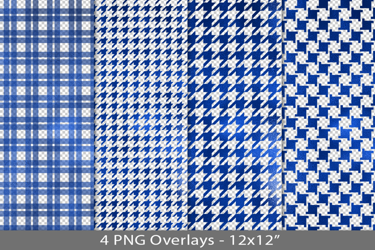 Blue foil seamless pattern overlay, PNG