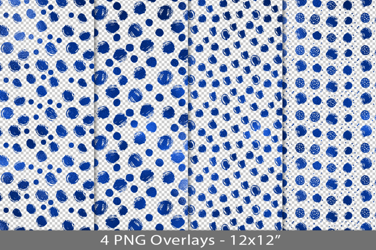 Blue foil seamless pattern overlay, PNG