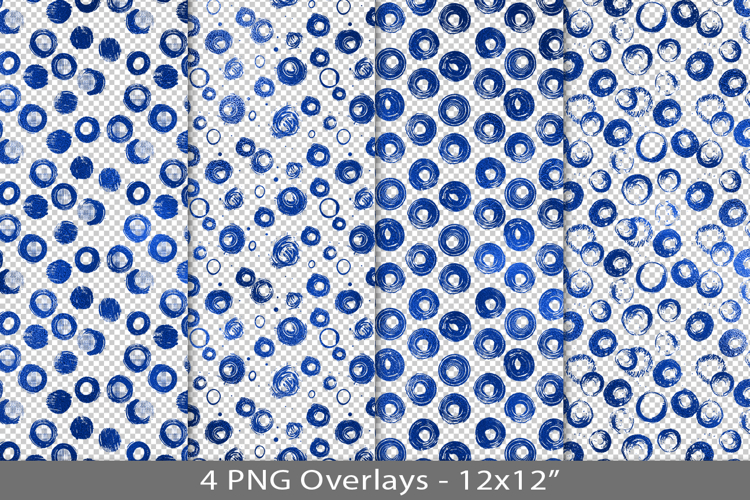 Blue foil seamless pattern overlay, PNG