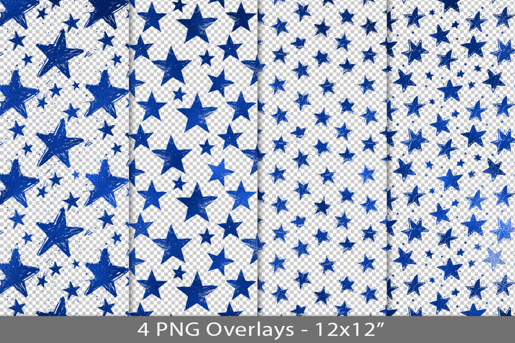Blue foil seamless pattern overlay, PNG
