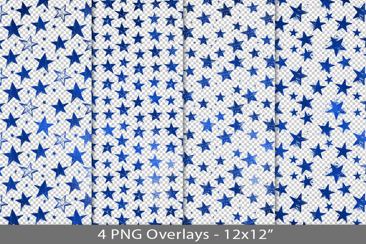 Blue foil seamless pattern overlay, PNG